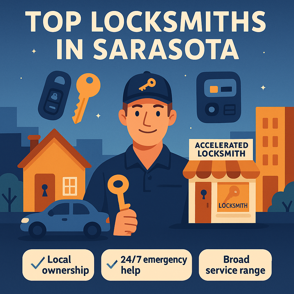 Best Locksmith Companies in Sarasota, FL (2025)